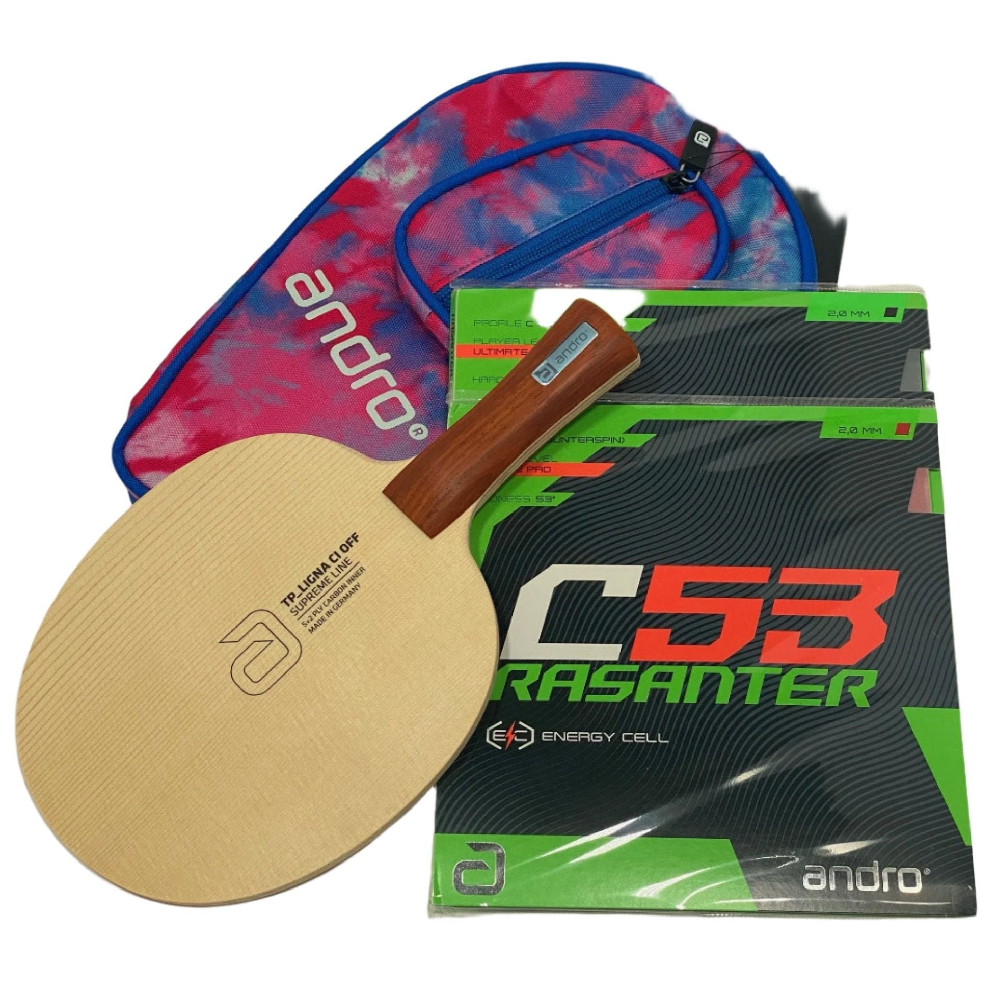 Andro TP Ligna CI OFF W/Case & C53