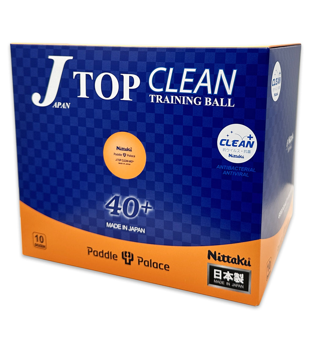 Nittaku J-Top CLEAN 40+ Ball Bulk Pack Orange