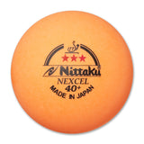 Nittaku 3-Star Nexcel 40+ Orange (12 Balls)