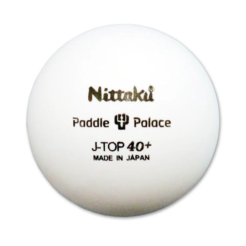 Nittaku J-Top Training Balls 40+ Ball Bulk Pack White (120) - americantabletennis