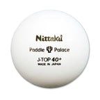 Nittaku J-Top Training Balls 40+ Ball Bulk Pack White (120) - americantabletennis