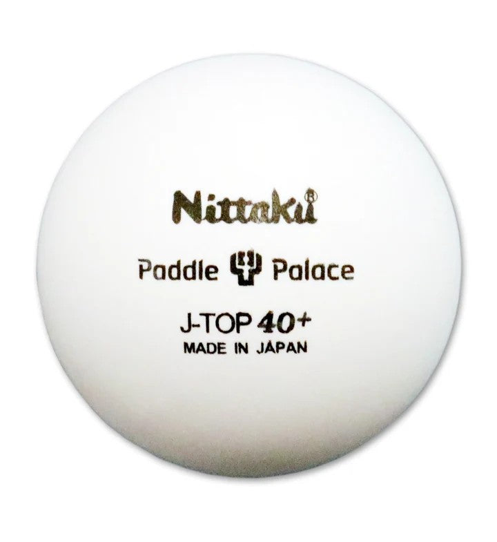 Nittaku J-Top Training Balls 40+ Ball Bulk Pack White (120)