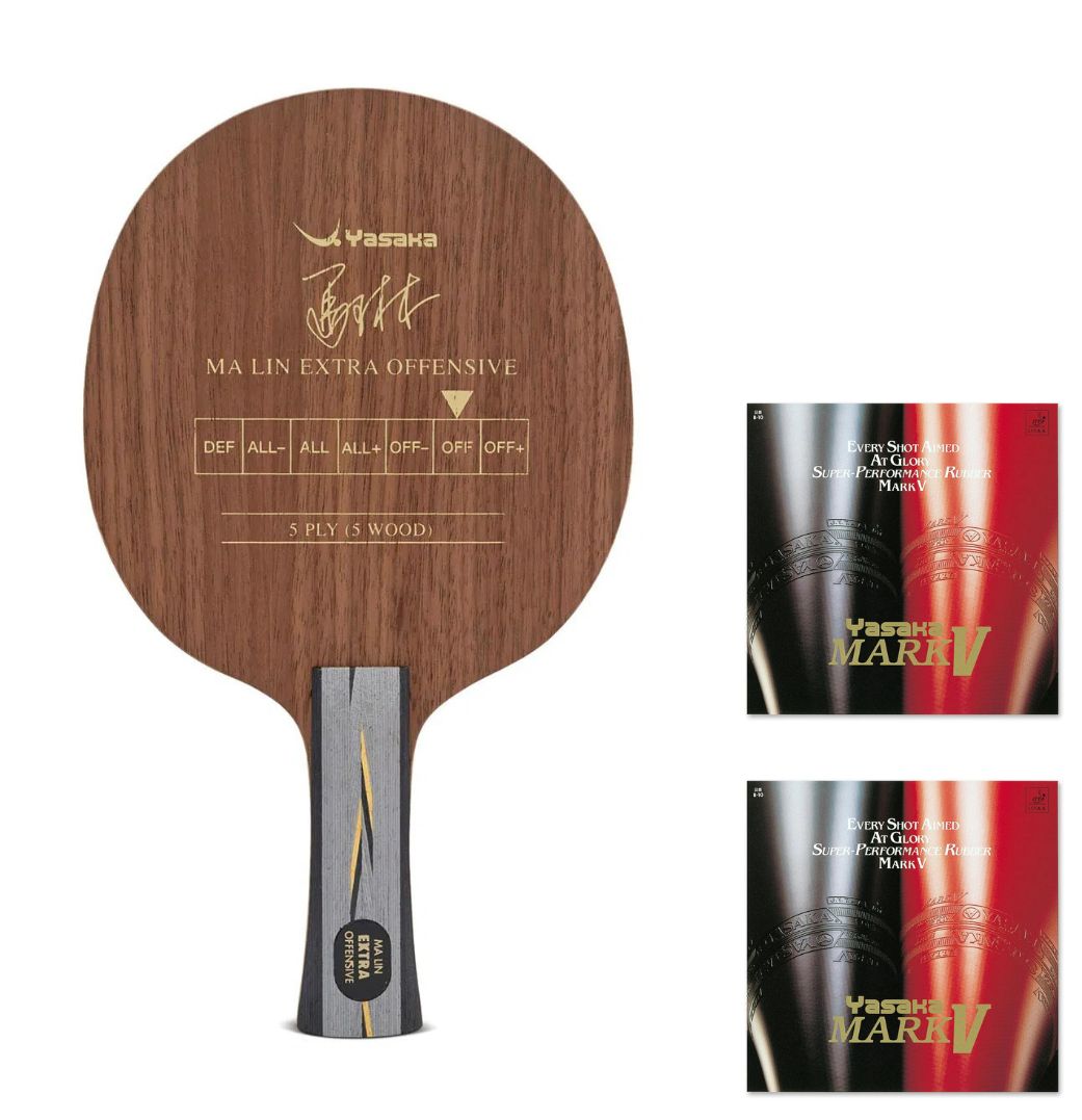Yasaka Ma Lin Extra Offensive w/Mark V - americantabletennis