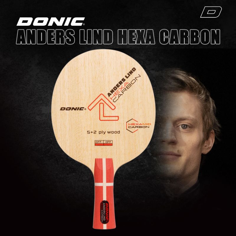 Donic Anders Lind Hexa Carbon - americantabletennis